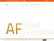Tablet Screenshot of akrilfeluletek.com